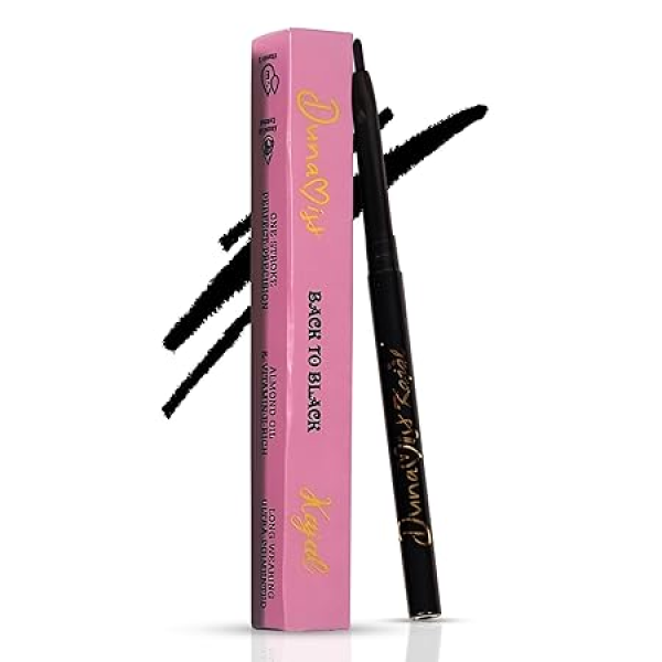 DunnaMiss Waterproof Eyeliner + Brown Kajal Combo