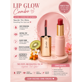 DunnaMiss Lip Oil + Hydra Tint Lip Balm Combo — Lip Glow Com..