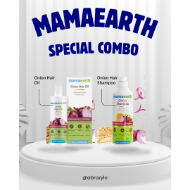 Mamaearth Onion Hair Oil & Shampoo Special Combo