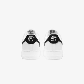 White Casual Sneakers with Black Side Design for Men & Women