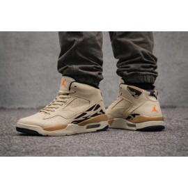 Premium High-Top Athletic Sneaker - Cream/Beige