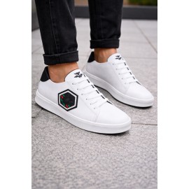 Men’s Premium White Casual Sneakers