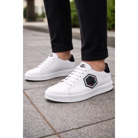 Men’s Premium White Casual Sneakers