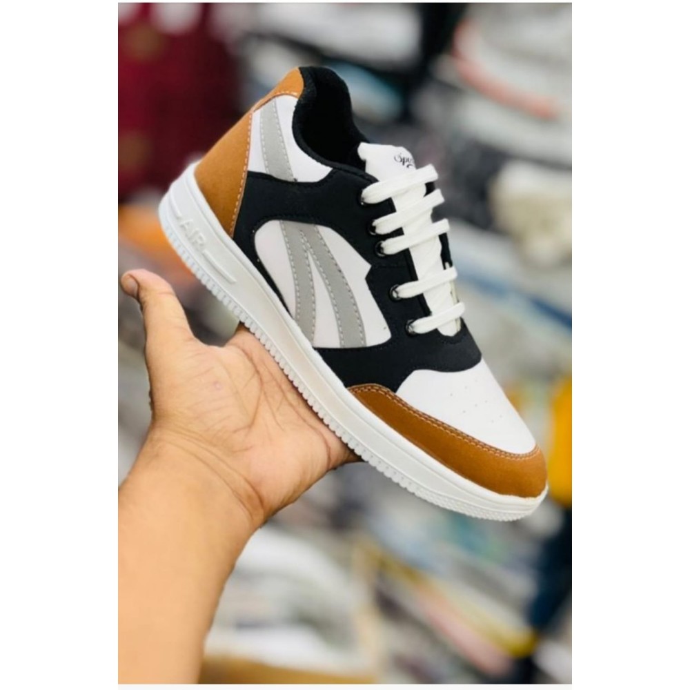 Multi-Color Retro Low-Top Sneakers