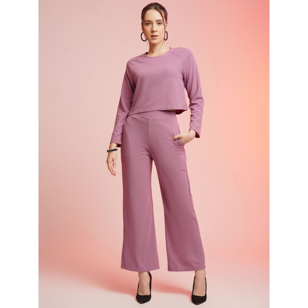 Women's 2-Piece Mauve/Lilac Co-ord Loungewear Set