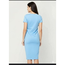 Women's Bodycon T-Shirt Midi Dress