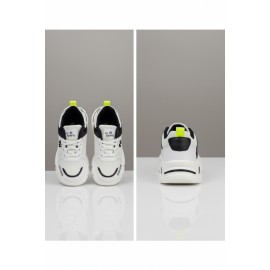 Men’s Lightweight Fashion Sneakers – White & Black