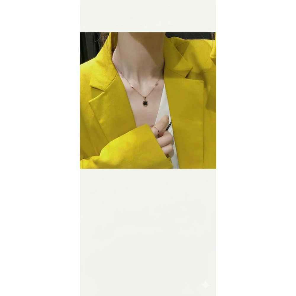 Roman Numeral Luxury Pendant Necklace