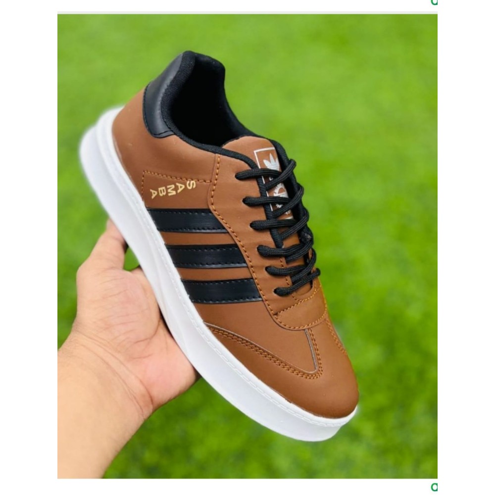 Men’s Brown Casual Lace-Up Sneakers