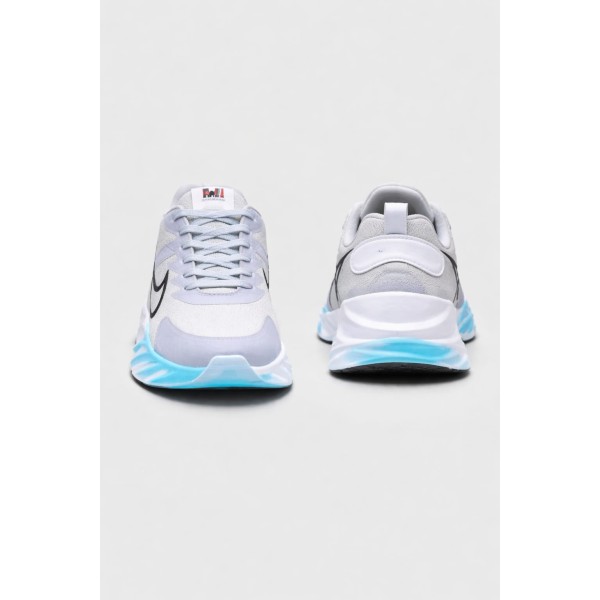 Men’s Lightweight Running & Walking Shoes – Grey Blue