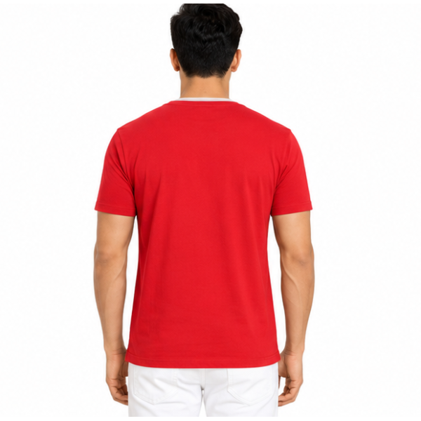 Biowash Premium Ultra Fine Cotton Crewneck Tees - Red t shirt