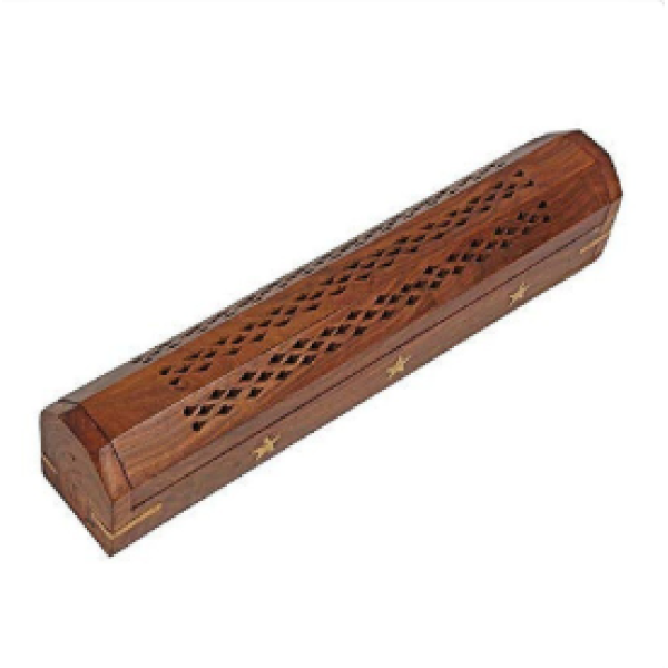 Wooden Pyramid Incense Box Fragrance Stand Holder Agarbati