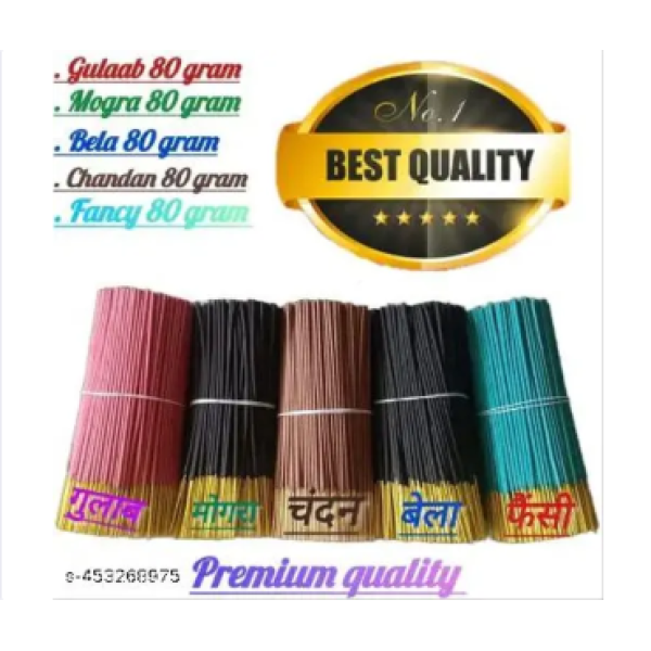 Nandita Bamboo Acharya Lavender Incense Sticks (25.4 cm, 50 Grams, Brown)
