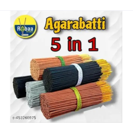 Nandita Bamboo Acharya Lavender Incense Sticks (25.4 cm, 50 Grams, Brown)