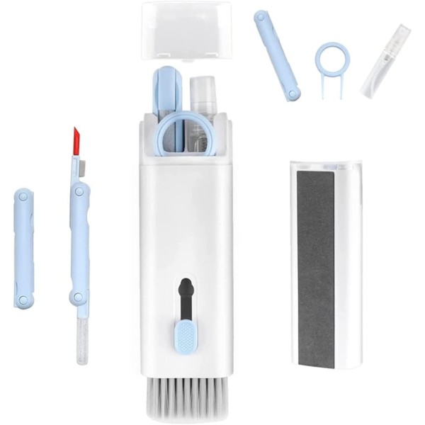 Keyboard Cleaning Kit for Laptop, Camera & Earbuds – Multi-Purpose Dust Removal Tool (Black)