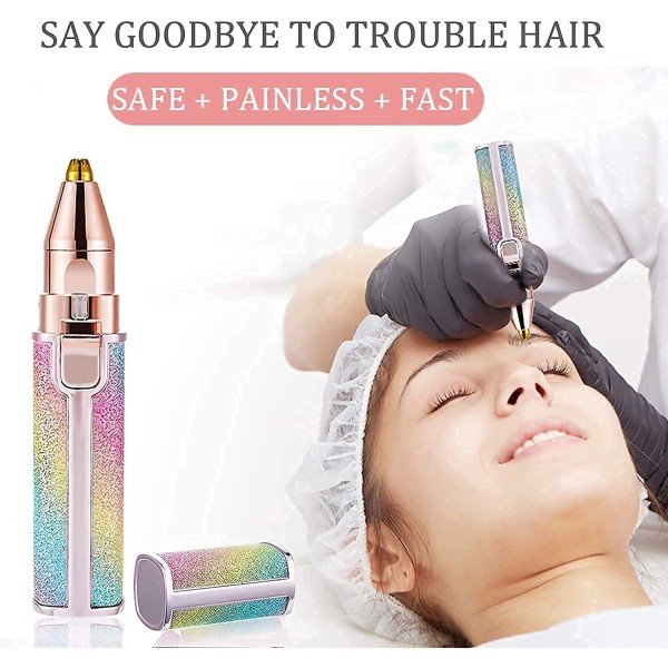 2-in-1 Facial Hair and Eyebrow Trimmer
