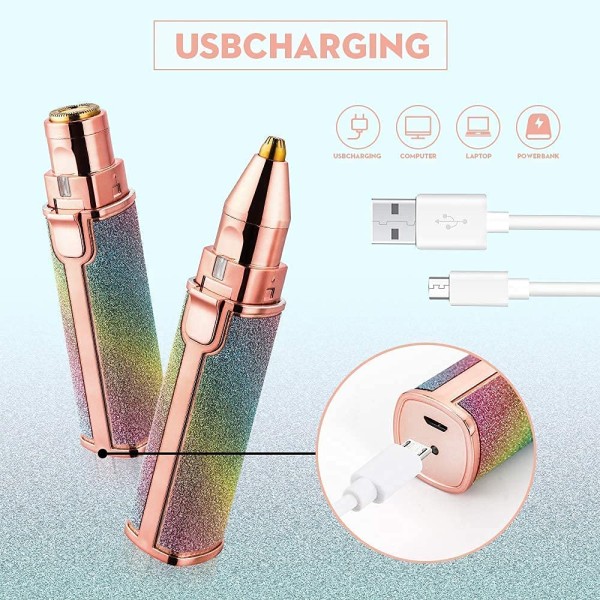 2-in-1 Facial Hair and Eyebrow Trimmer
