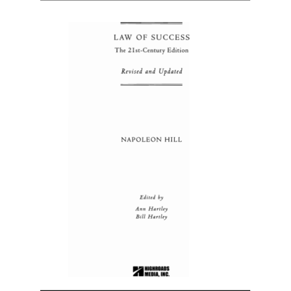 Law of Success (21st Century Edition)