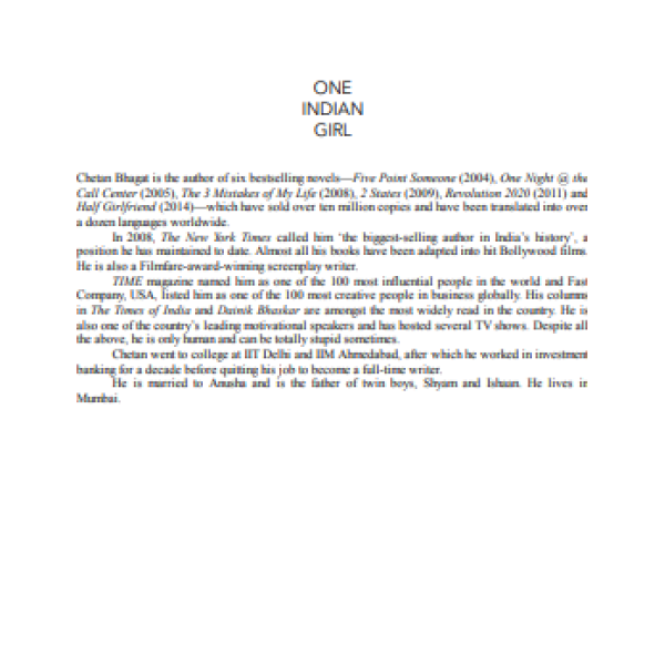 One_Indian_Girl_-_Chetan_Bhagat-Redicals