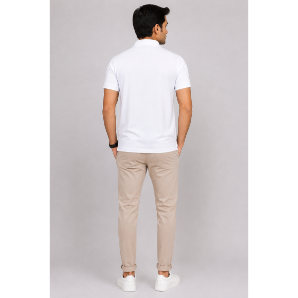 Aeropiq Polo Tees - White - t shirt