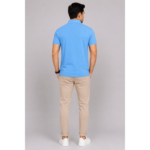 Aeropiq Polo Tees - Sky Blue t shirt