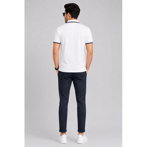 Primo Knit Dotcell Polo T-shirt WHITE