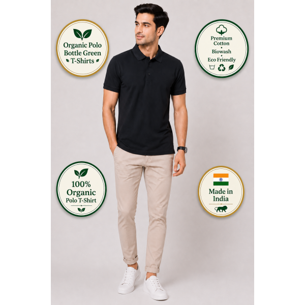 Aeropiq Polo Tees - Black t shirt