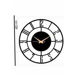 Analog Iron Wall Clock, 12 inch