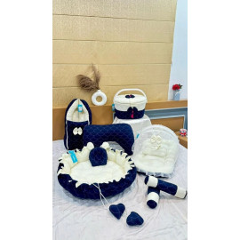 Blue Baby Bedding Set, Cotton