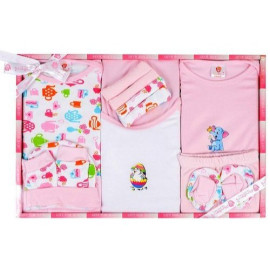 0-6 Months Cotton 13 Pieces Mini Berry Baby Suits Gift Set