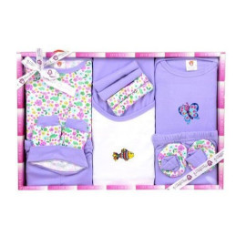 0-6 Months Cotton 13 Pieces Mini Berry Baby Suits Gift Set