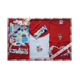 0-6 Months Cotton 13 Pieces Mini Berry Baby Suits Gift Set