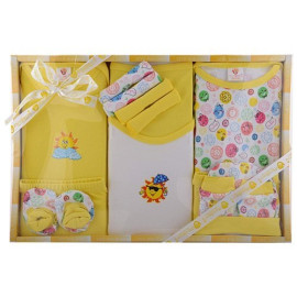 0-6 Months Cotton 13 Pieces Mini Berry Baby Suits Gift Set