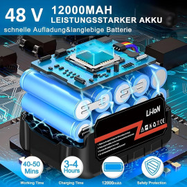 Wireless High Pressure Washer for Car Washing 48V Rechargeable