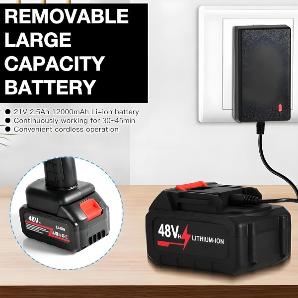 Wireless High Pressure Washer for Car Washing 48V Rechargeable