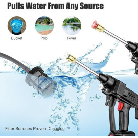 Wireless High Pressure Washer for Car Washing 48V Rechargeable