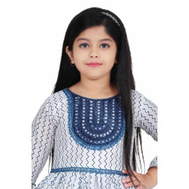 Girls Printed Top Palazzo Set