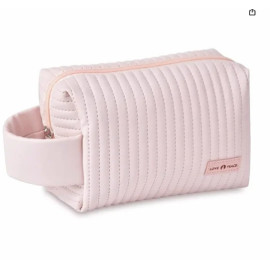 Cosmetic Makeup Bag Portable Travel Toiletry Storage Pouch For Women Fashion Zipper Makeup Brush Bag