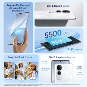 Vivo Y400 Pro 5G (Freestyle White, 8GB RAM, 128GB ..