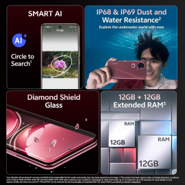 Vivo V50 5G (Rose Red, 12GB RAM, 512GB Storage)