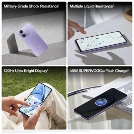 Oppo A3X 5G Starry Purple Smart Phone,( 4GB RAM, 64GB Storage)