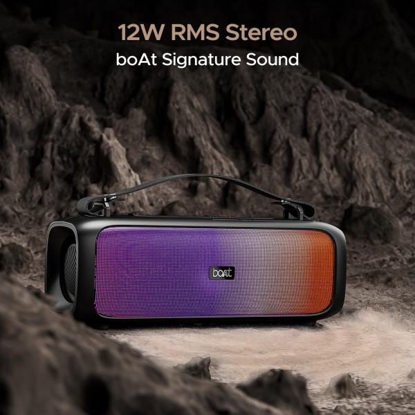 Boat Stone Avante 5 Bluetooth Speaker Black