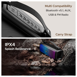 Boat Stone Avante 5 Bluetooth Speaker Black