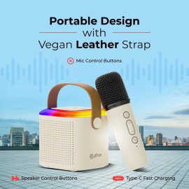 Newly Launched Fusion Tunes 10W Mini Bluetooth Speaker, Wireless Karaoke Mic