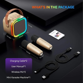 Newly Launched Fusion Tunes 10W Mini Bluetooth Speaker, Wireless Karaoke Mic