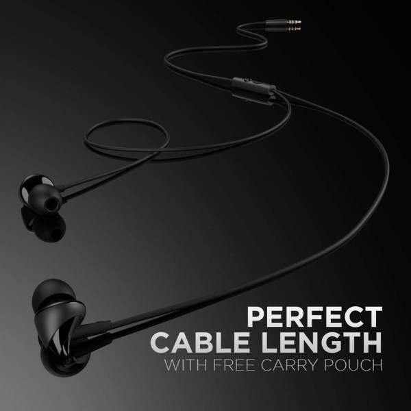 BoAt BassHeads 100 In Ear Earphone With Mic 1Year Warranty, Wired, Mobile