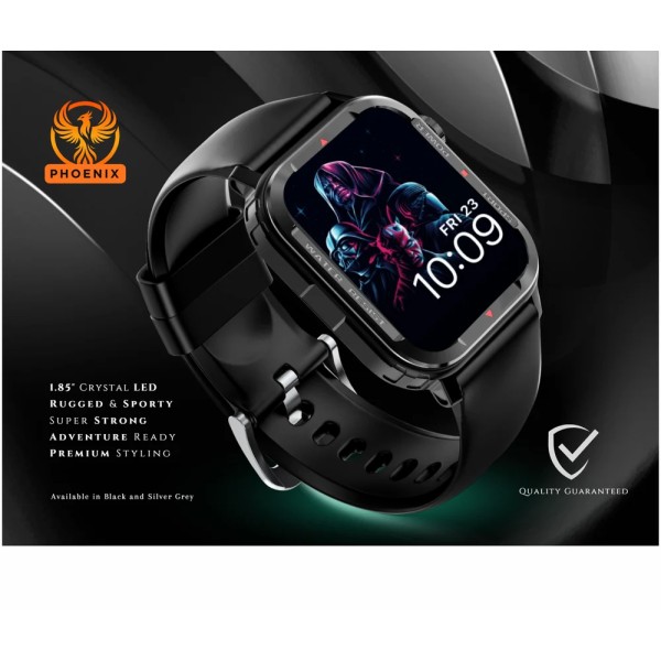 Nervfit Vibe Smartwatch with 1.85 LED Display Bluetooth Calling (Orchid Pink)