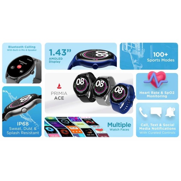 Black Noise Smart Watch,Noisefit Endure And Fusion, For Personal Use