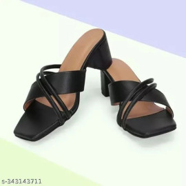 Plain Croslite Party Wear Ladies Sandal, Heels