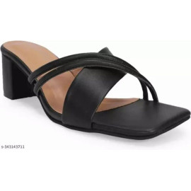 Plain Croslite Party Wear Ladies Sandal, Heels